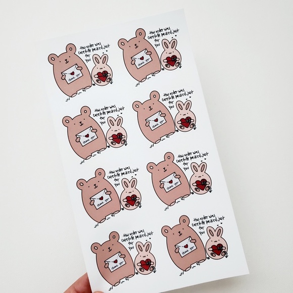 LB077 STICKERS Custom Poshmark Stickers Personalizable Shipping Supplies - Picture 3 of 11